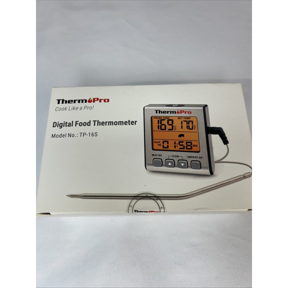 NEW Therm Pro‎ TP-16S Digital Food Meat Thermometer Sealed Box